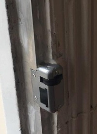 THIS IS THE DOOR FRAME AFTER OUR TEAM HAVE REPAIRED IT