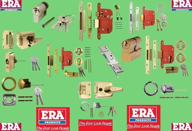 ERA BRITISH STANDARD RIM AND DEAD LOCKS PLUS CYLINDERS