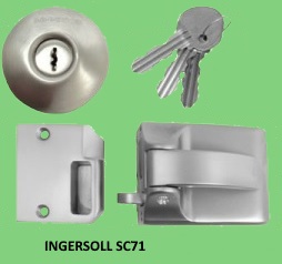 THE HIGH SECURITY INGERSOLL RIM LOCK WE SUPPLY AND FIT THESE LOCKS