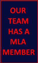 OUR TEAM HAS A MLA MEMBER