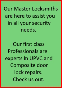OUR TEAM OF PROFESSIONAL LOCKSMITHS ARE EXPERTS IN UPVC AND COMPOSITE PLUS WINDOW LOCK REPAIRS