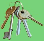 WHY CARRY A BIG BUNCH OF KEYS WHEN LOCKS CAN BE PUT ON ONE KEY