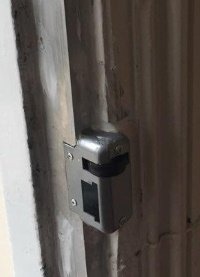 THIS IS THE DOOR FRAME AFTER OUR TEAM HAVE REPAIRED IT