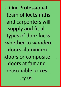 OUR TEAM OF PROFESSIONAL LOCKSMITHS ARE EXPERTS IN UPVC AND COMPOSITE PLUS WINDOW LOCK REPAIRS