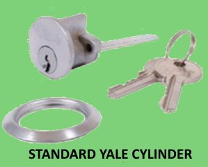 THE YALE RIM CYLINDER WILLL FIT ALL LATCH RIM LOCKS